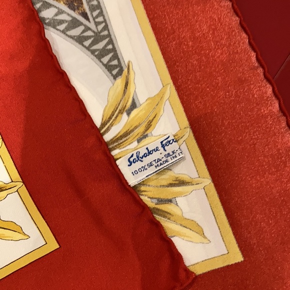 Salvatore Ferragamo Silk Scarf - Picture 2 of 7